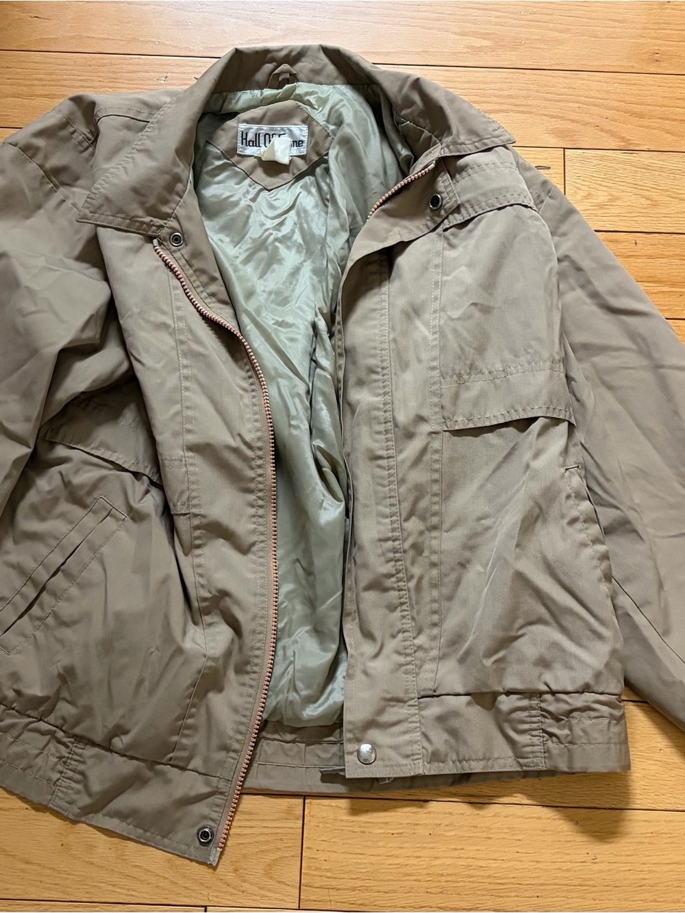 Hall Of Fame Men's Tan Lightweight Shirt Jacket
